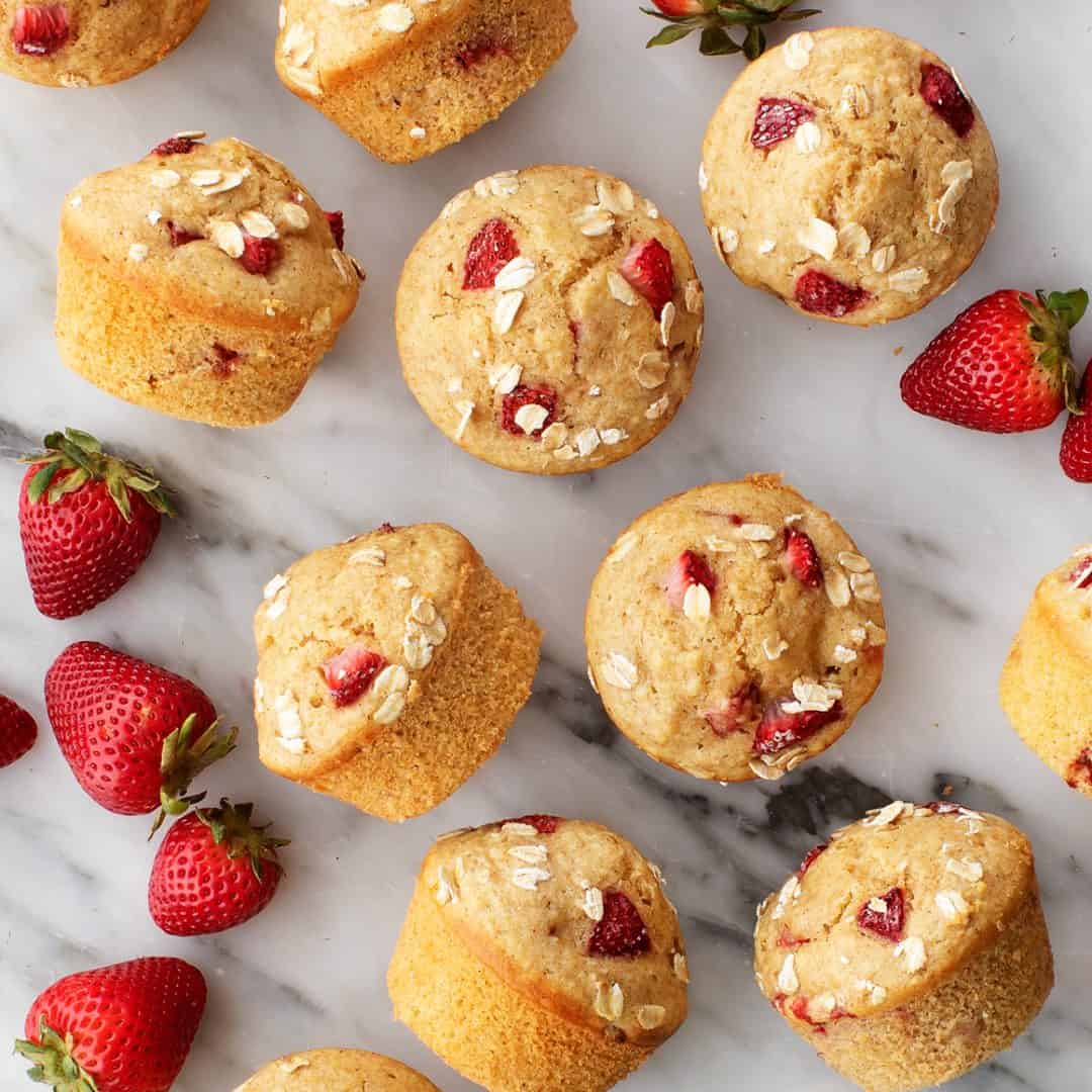 strawberry muffins